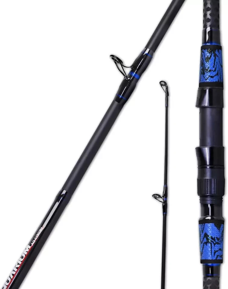 Surf Fishing Rod Graphite Travel Fishing Pole 2PC/3PC Portable Solid Carbon Fibe