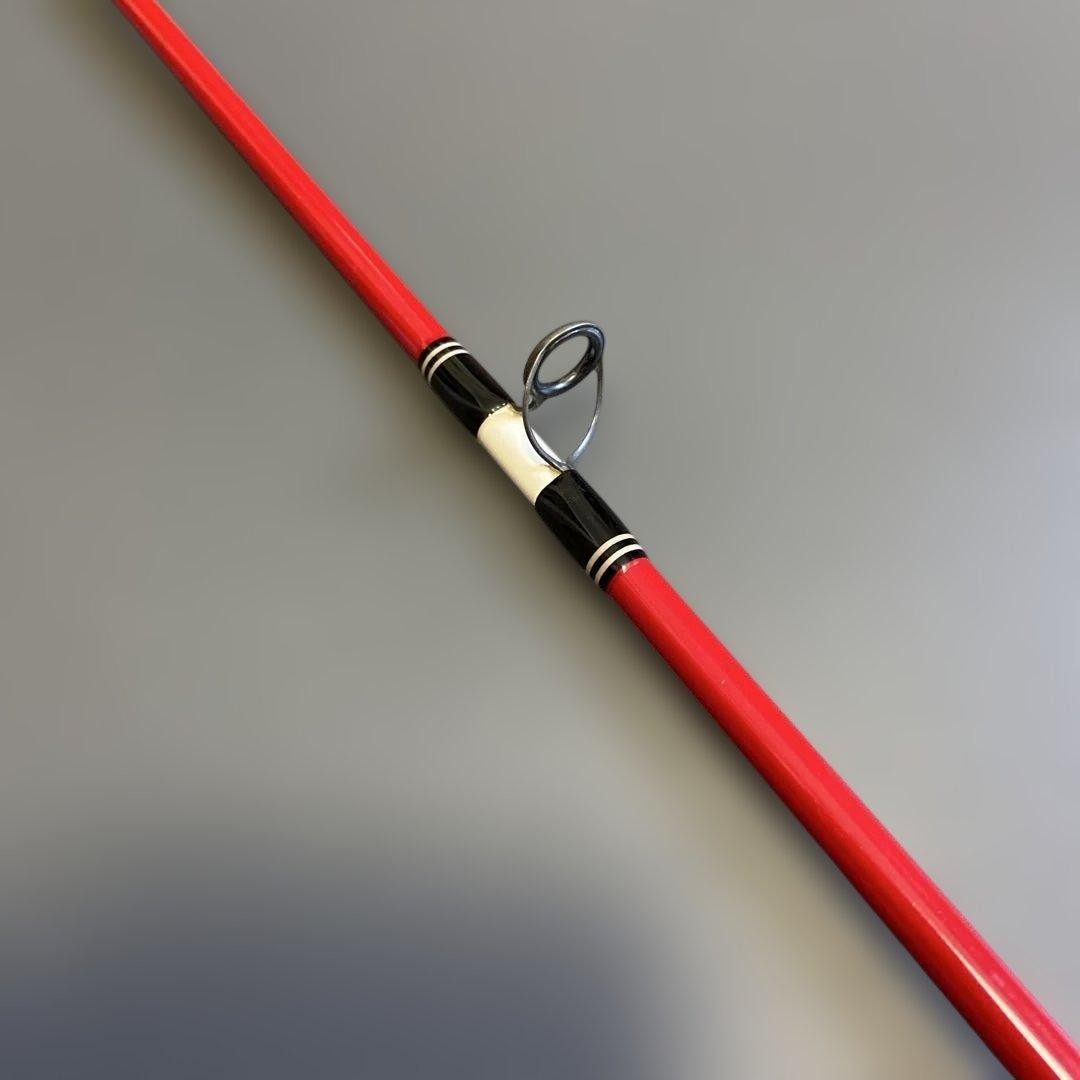 GIRIGIRIMACHINEGUN SGC-58ML Deluxe Fishing Rod Red White Black Used