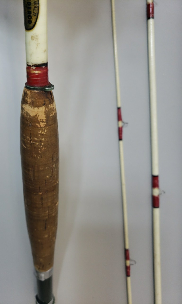 Vintage Shakespeare Wonderod Fly Fishing Rod Howald #1380T-FJC 8’6″ w/ case