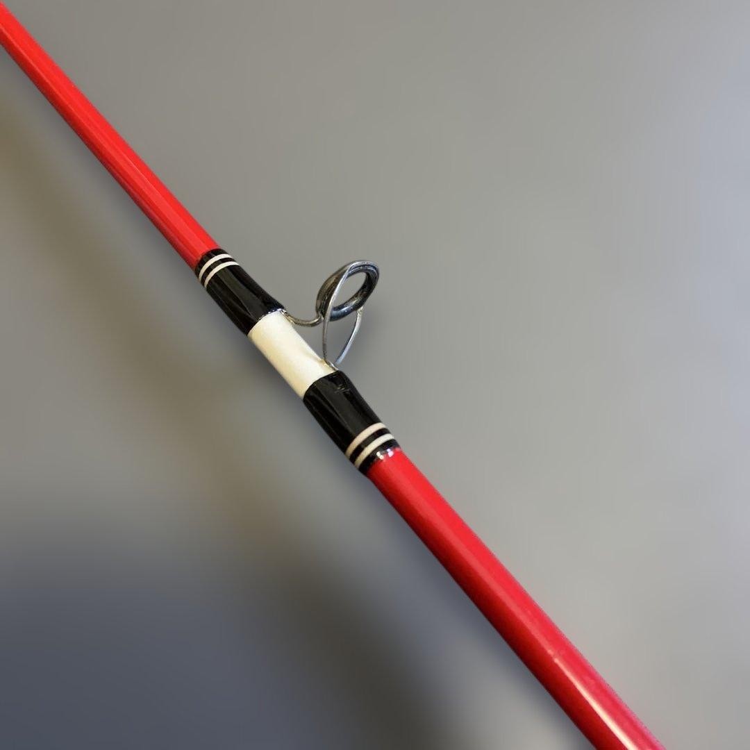 GIRIGIRIMACHINEGUN SGC-58ML Deluxe Fishing Rod Red White Black Used
