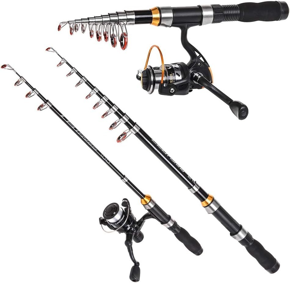 Telescopic Fishing Rod 1.0m-2.3m – Lightweight & Durable Fiberglass Pole