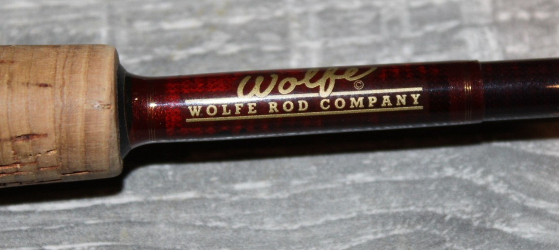 Wolfe Rod Company Fly Fishing Rod. 9’ 4wt. (4LL) W/ Tube & Sock.