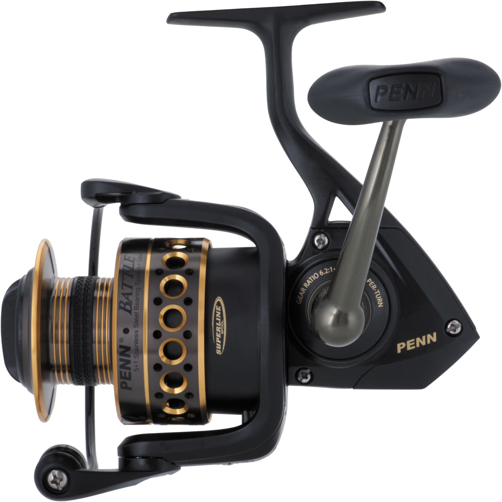 PENN Battle® II Combo, 7′ Medium Light Fishing Rod, 3000 Size Reel