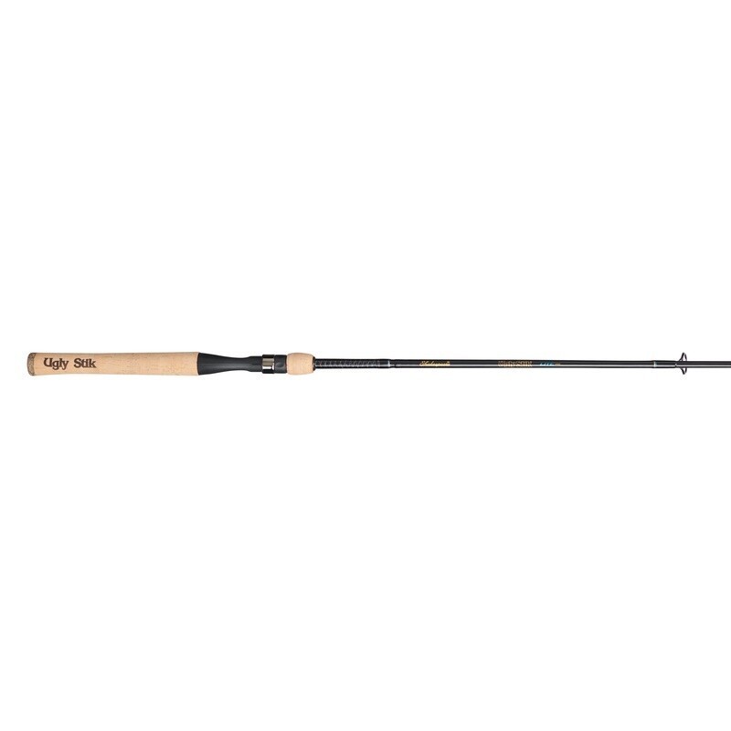 Lightweight Durable Spinning Fishing Rod One Piece Cork Grip 8-17LB Medium Heavy