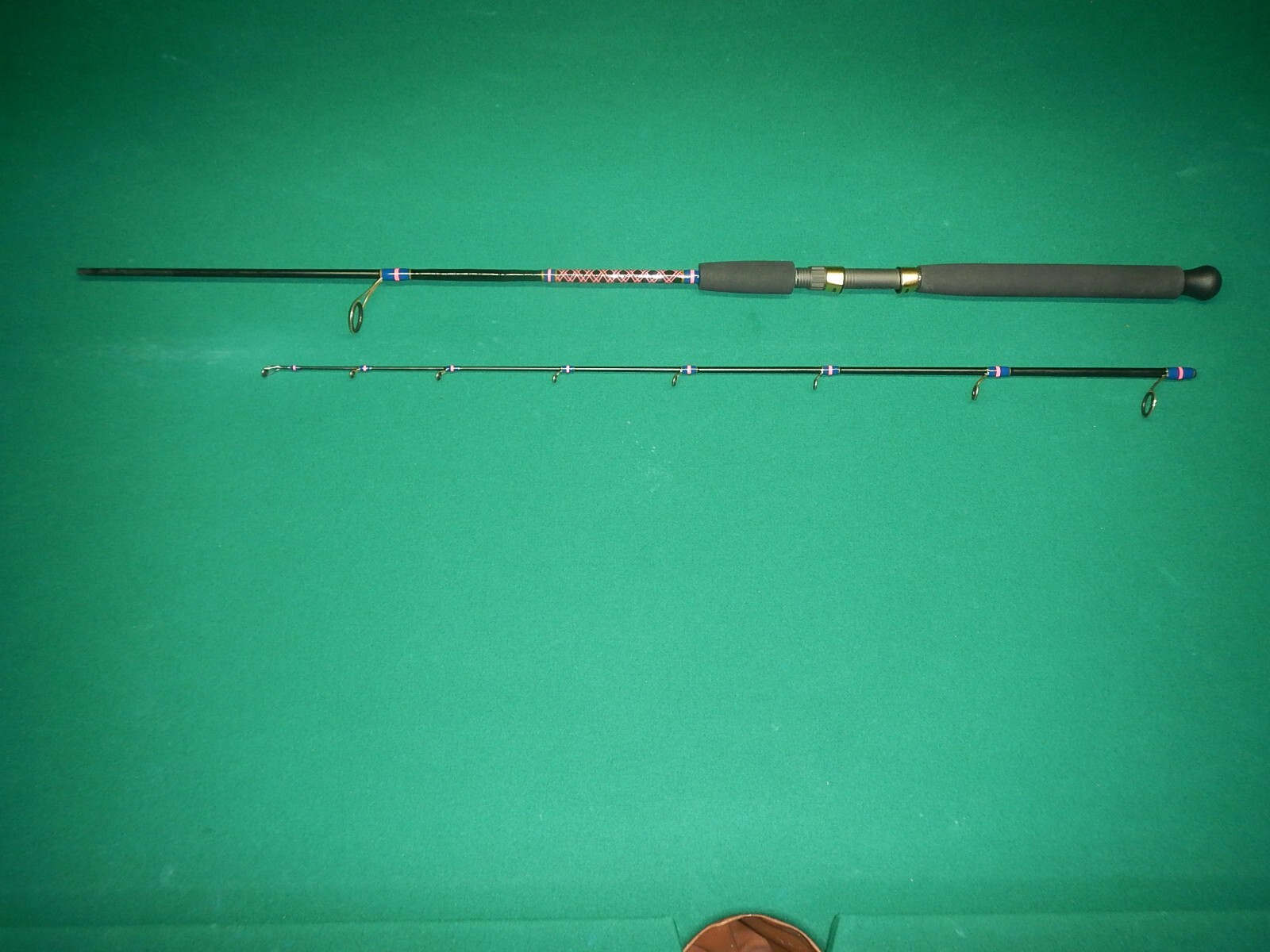 Custom made fishing rod one of a kind