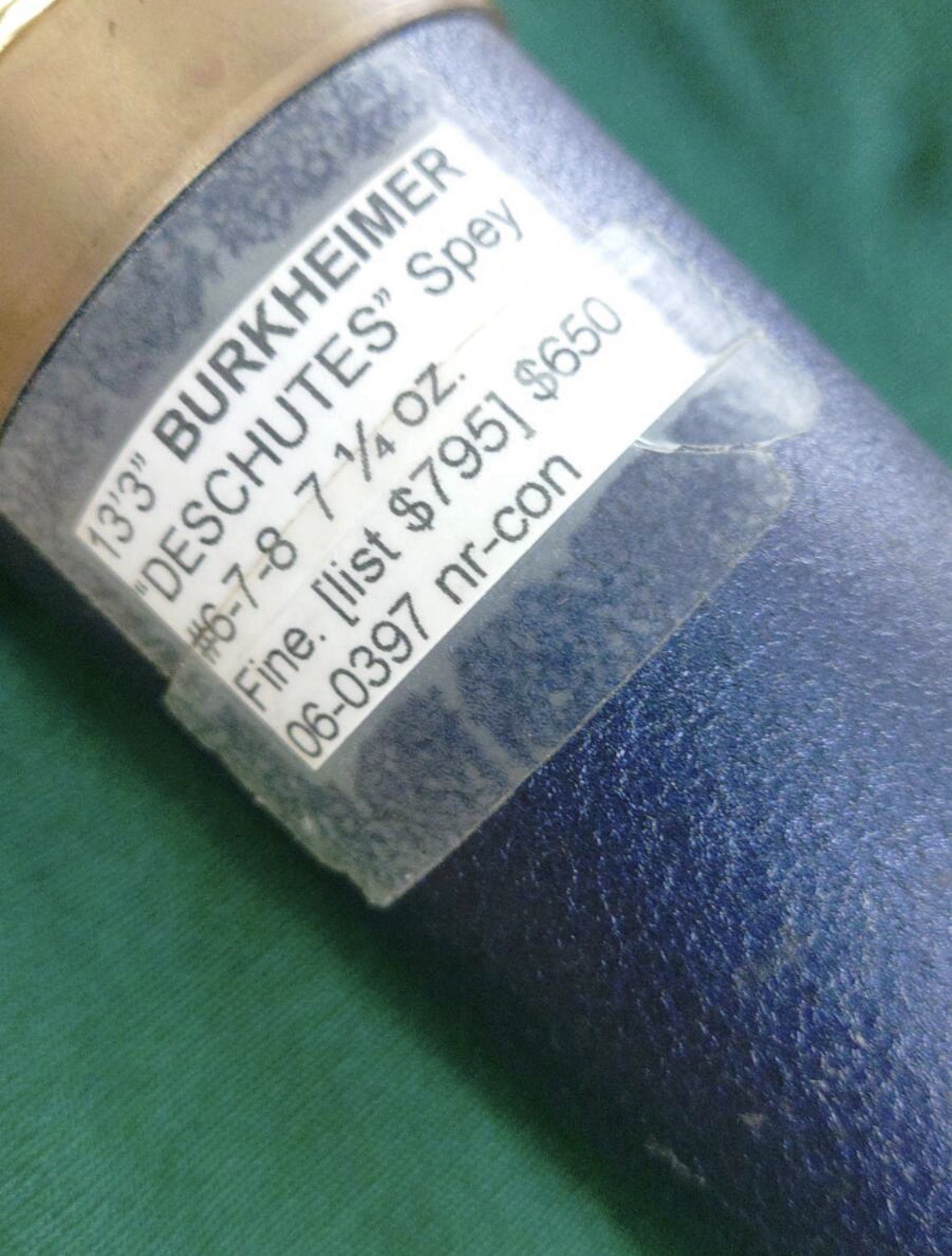 C.F. Burkheimer CF Burkheimer 13’3″ #6/7/8 Fly Rod Free shipping DDP until 7/26