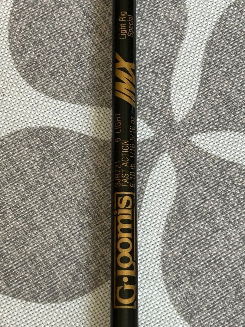 G.Loomis IMX SJR721/6 LIGHT Spinning Rod Bass Fishing 0706