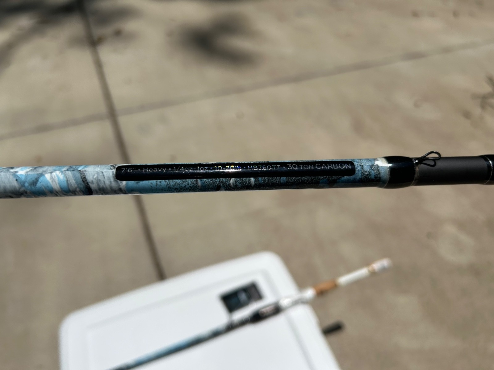 Pair of 7’6″ Profishiency casting rod HB760TT Heavy