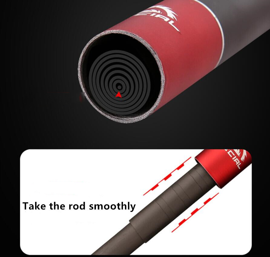 High Carbon Fiber Stream Rod Hand Pole Carp Fishing Rod3.6M 4.5M 5.4M 6.3M 7.2M