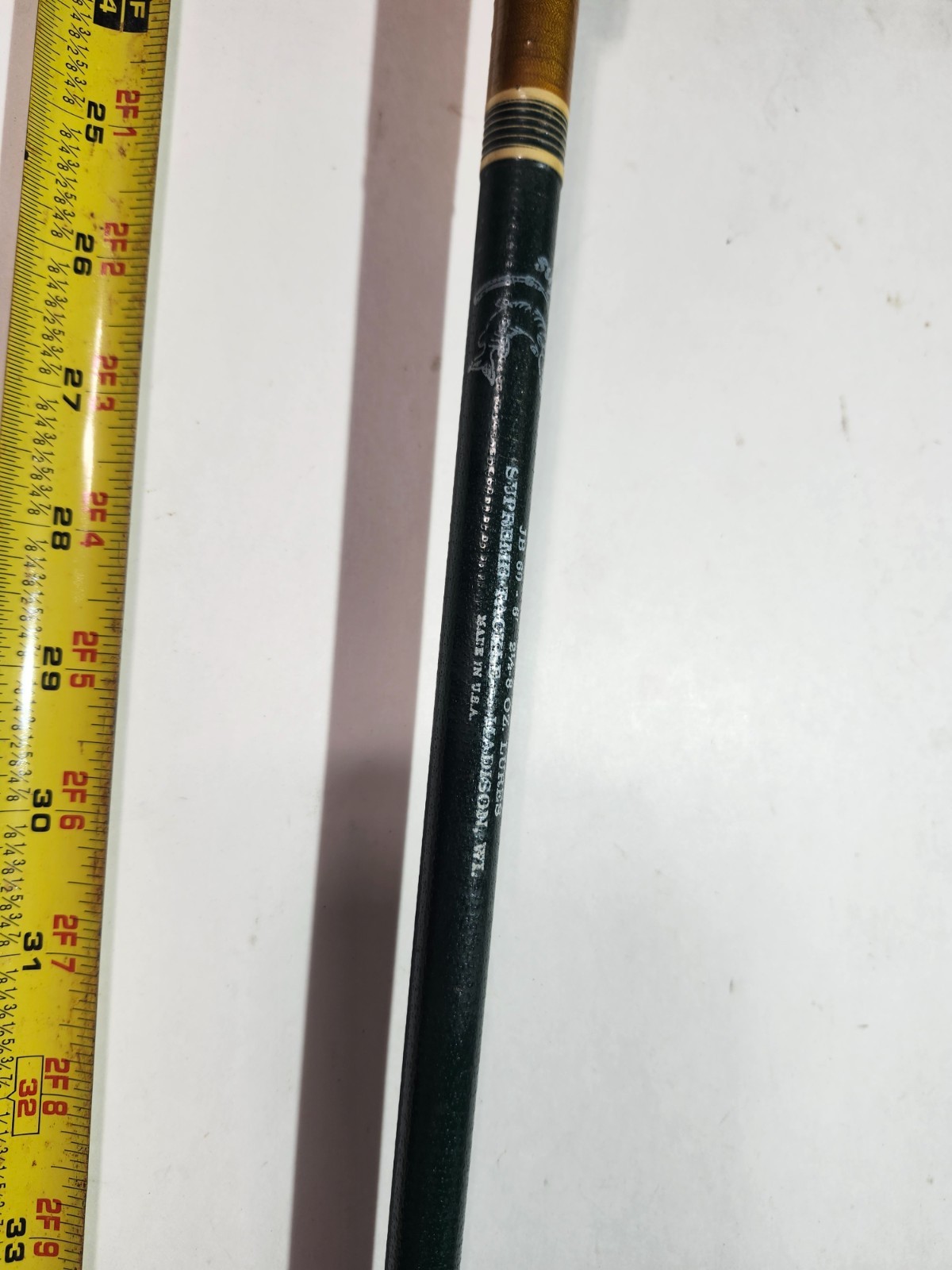 Supreme Rod Co Madison Wi Musky Master Fishing Rod 6′ Vintage