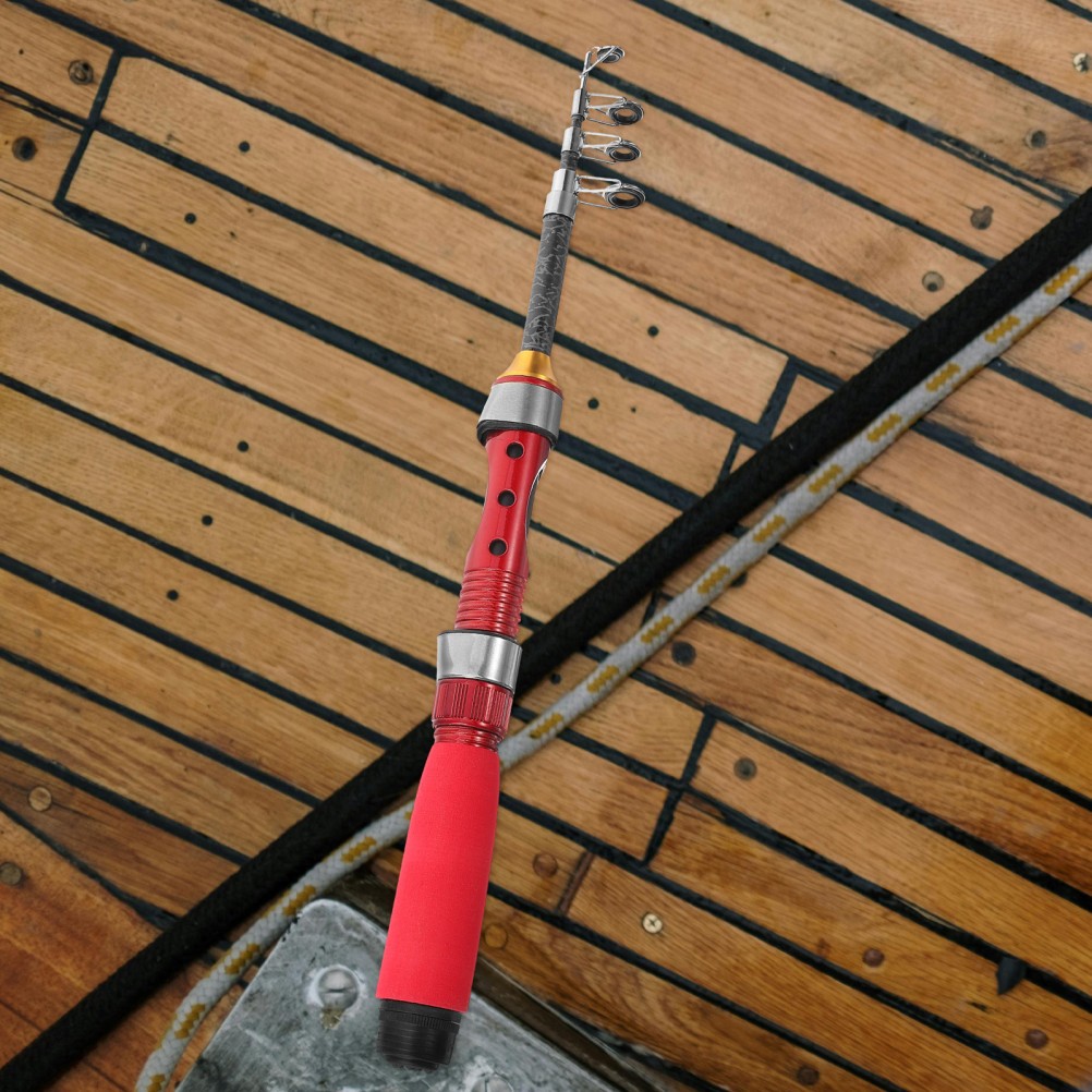 Small Short Fishing Pole Outdoor Fishing Rod Professional Angling Pole Short