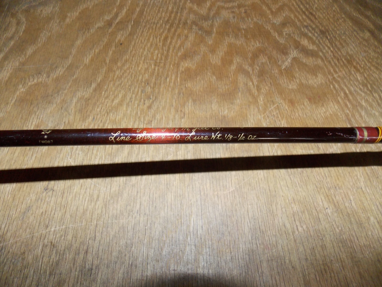 (HTF) Eagle Claw GOLD EAGLE II 6′ Casting Rod 2Pc DGT101 4-10lb 1/8-1/2oz 7/25