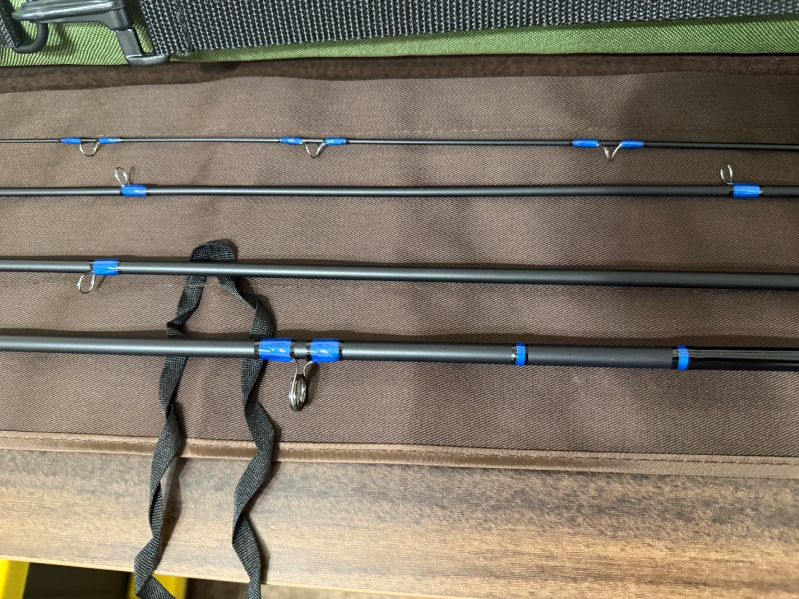 Custom Diamondback 10′ 1 Wt Ideal Nymph Fly Rod- Carbon Grip, REC Recoil Guides