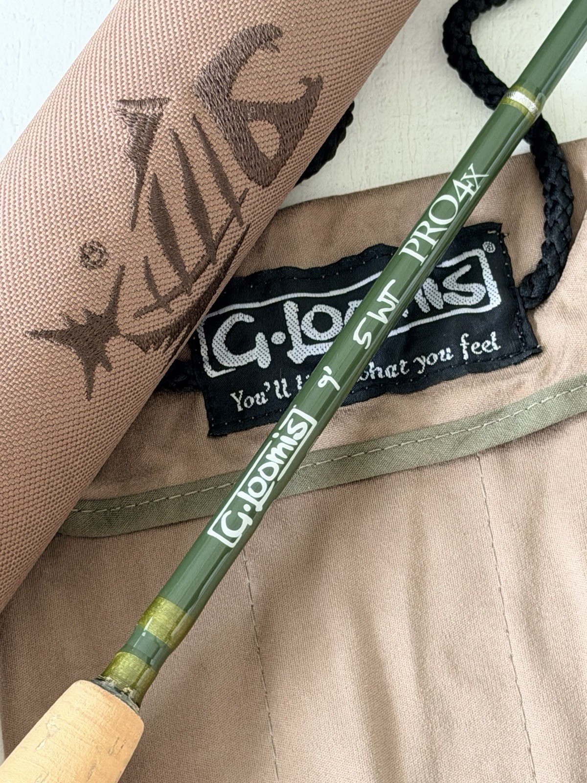 **BEAUTIFUL**🔥G LOOMIS Pro 4x 5wt. 9’ft~4Pc Flyrod!! 🔥~LQQK~