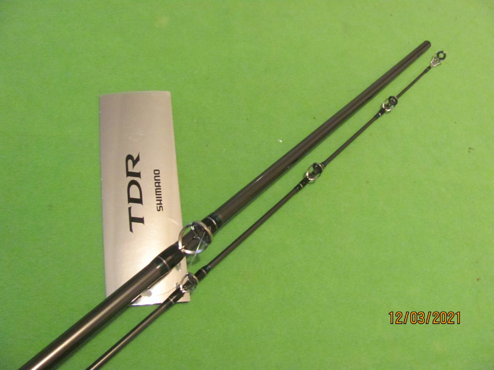 1) SHIMANO TDR 8′ 6″ MED. LIGHT MODERATE FAST ACTION CONVENTIONAL TROLLING ROD.