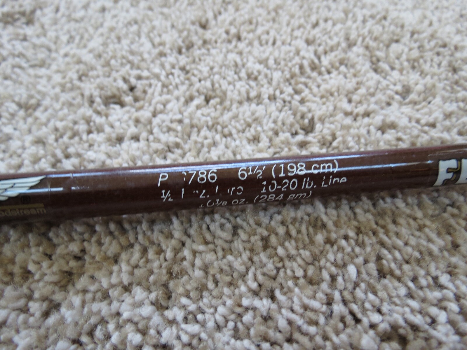 Fenwick Don Ecker Fenglass Bass Fishing rod (lot#13163)