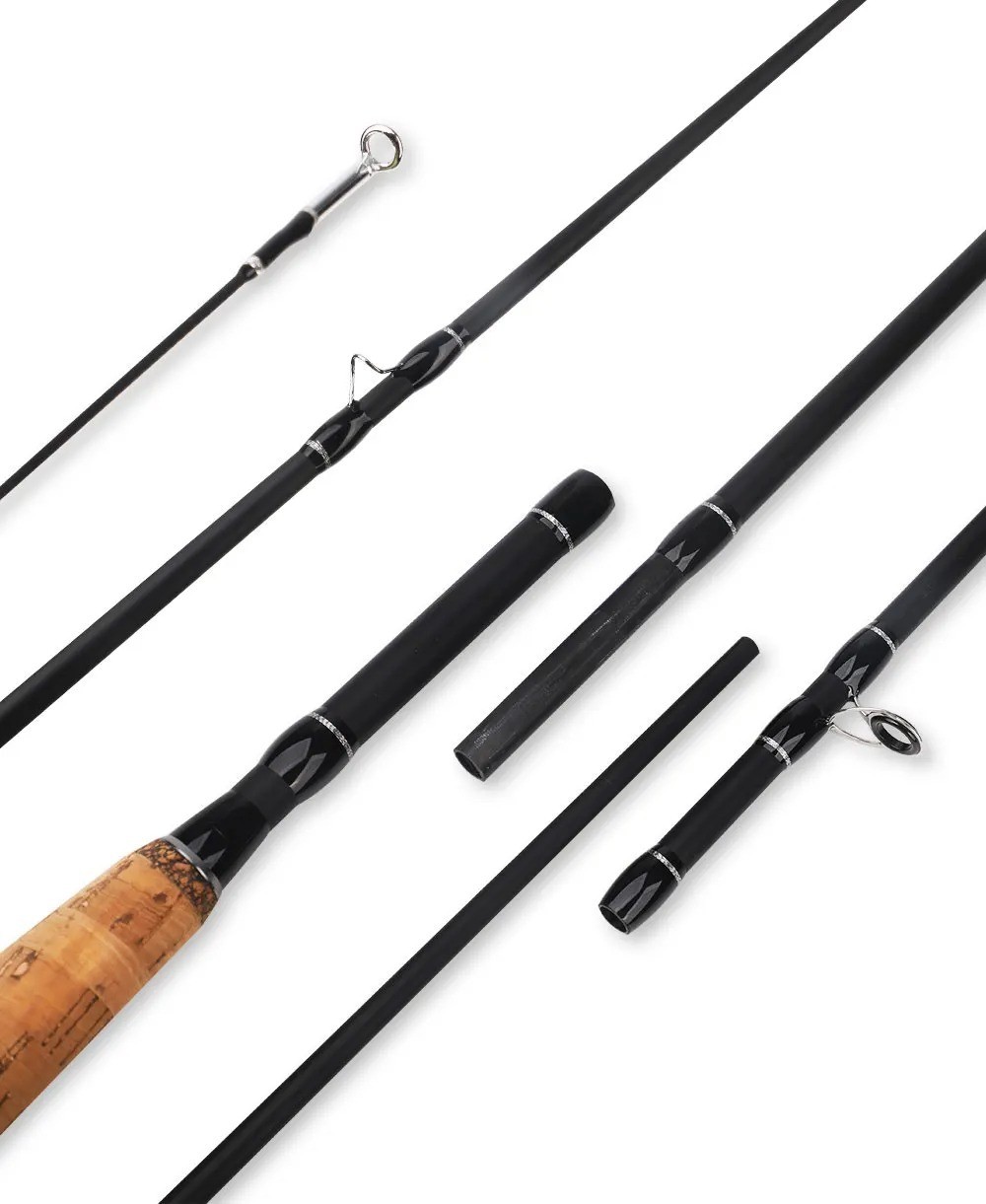 Fishing Rod 8 FT 9 FT Lure Travel Spinning/Casting Rods High Carbon Fiber Pole