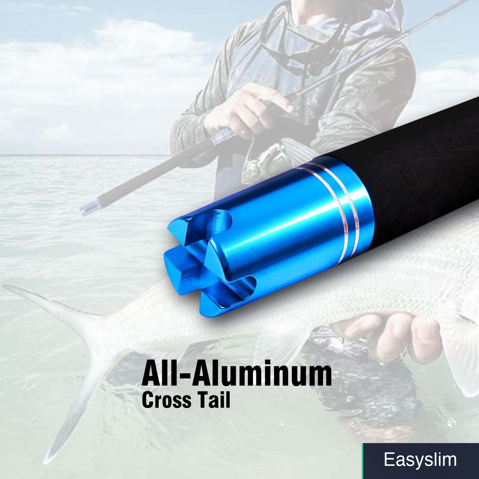 Saltwater Spinning Fishing Rod 2-Piece Heavy Power 7ft Carbon Fiber