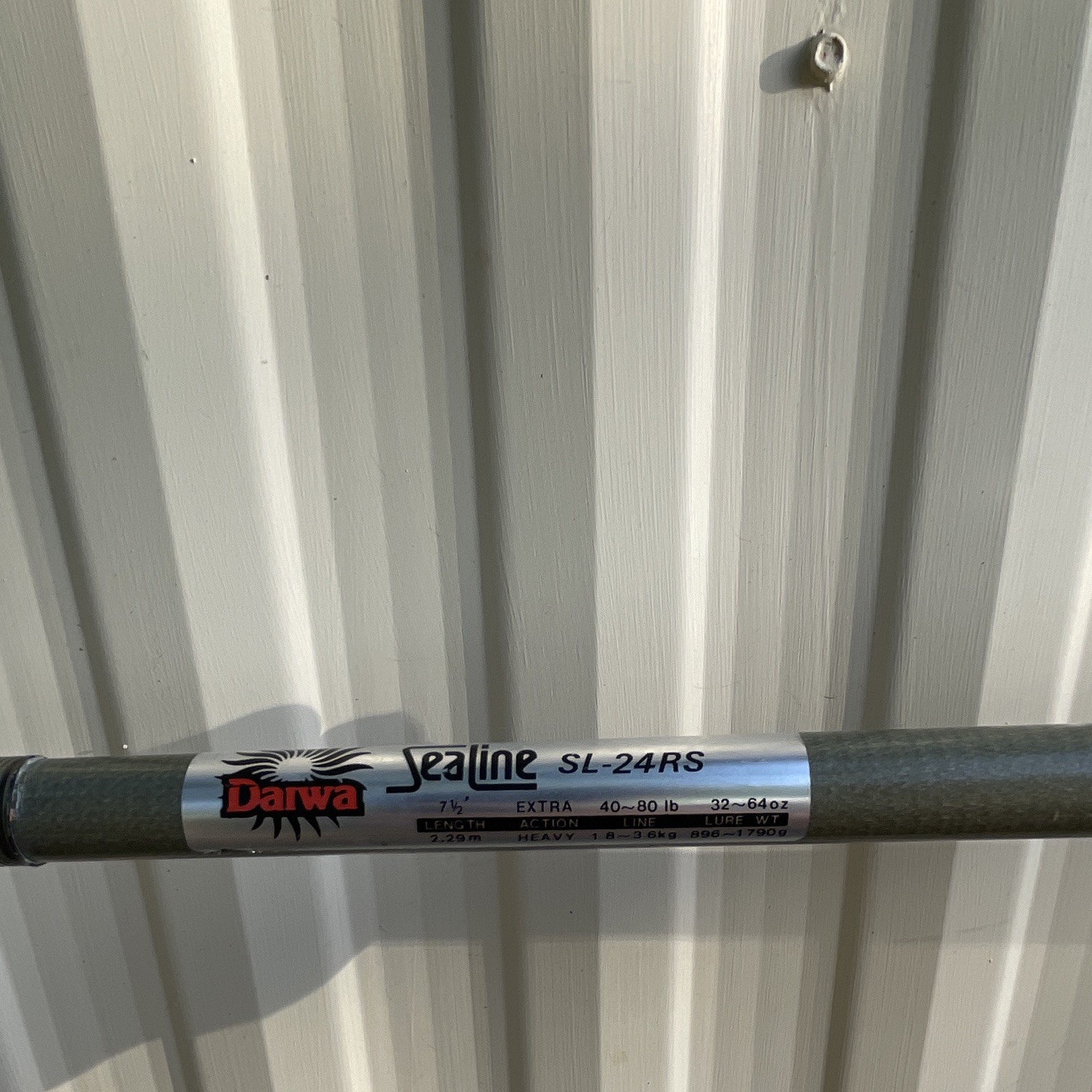 Daiwa Jetline SL-24RS 7’6″ Heavy Extra Action Spinning Rod 40-80lb