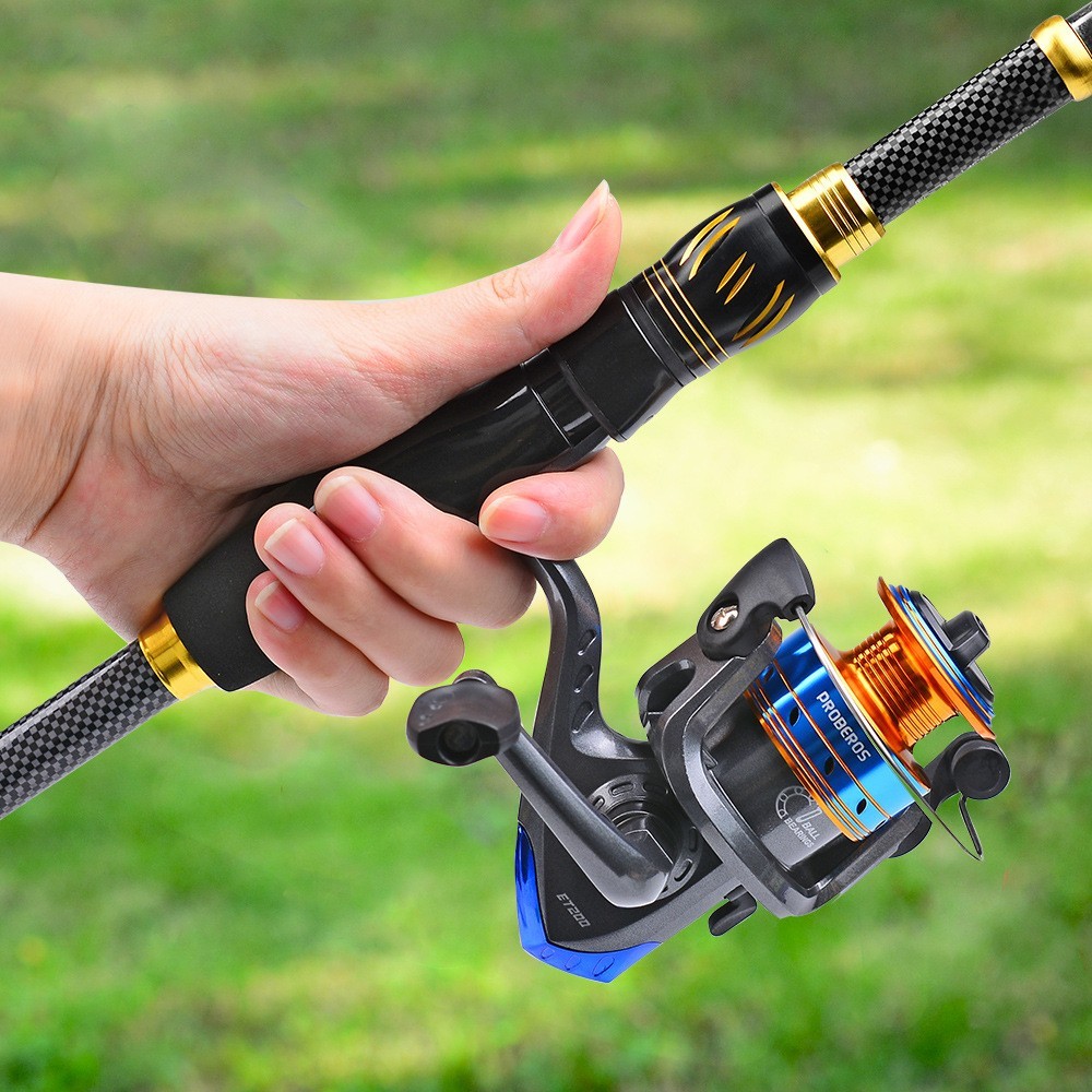 Sexy Telescopic Fishing Rod Reel Combo Set Casting Rod Spinning Reel Line Lure