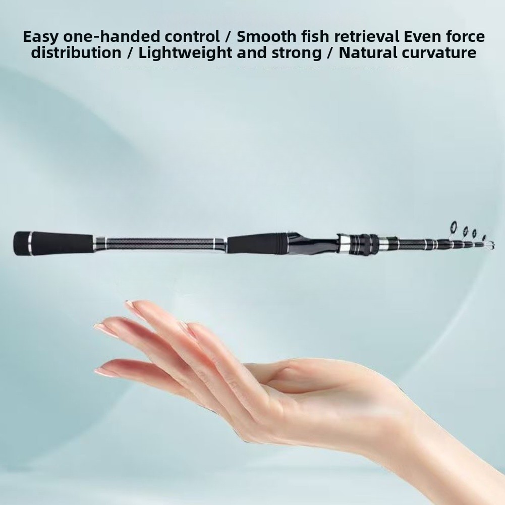 For Fixed Spool Reels Telescopic Rod Carbon Fiber Carbon Fiber Material
