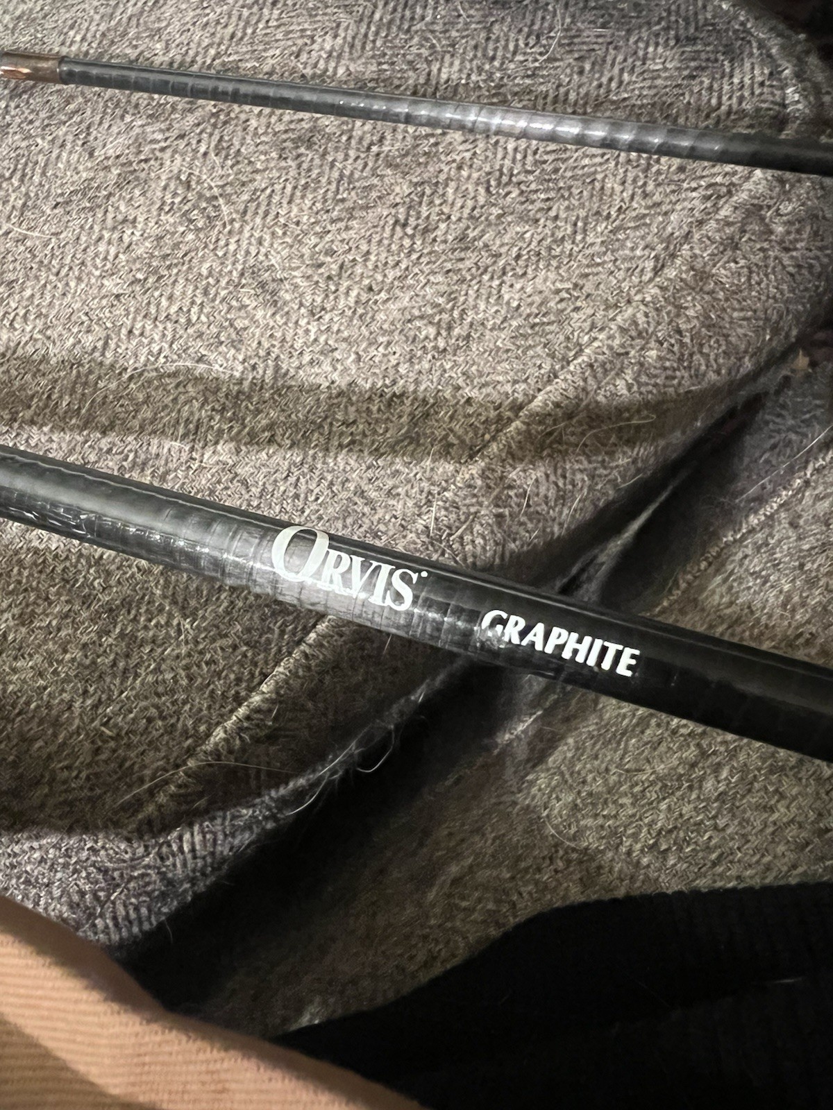 Orvis graphite fly rod 9.5’ 3 5/8 Oz #8 Line