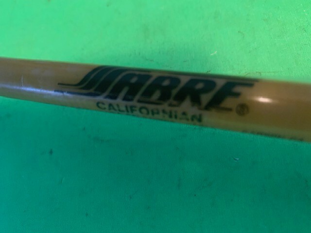 VINTAGE SABRE CALIFORNIAN 5 FOOT 6 INCH 30 TO 80 POUND RATED TROLLING FISHING RO