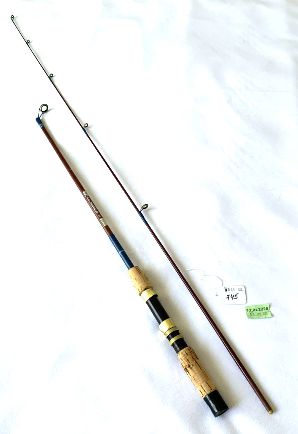 Kencor XL-1 Tenlew Magnaglas 5’8” Ultra Light 1-2Lb Fishing Rod Made In USA