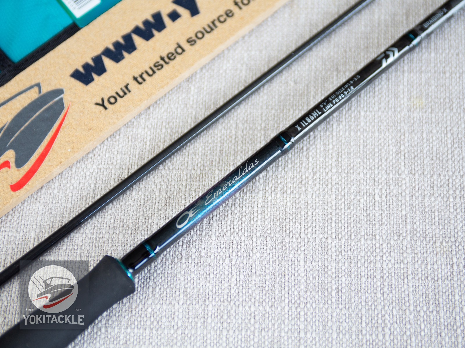 Daiwa 25 EMERALDAS X IL 86ML-J Inter Line Spinning Rod for Eging