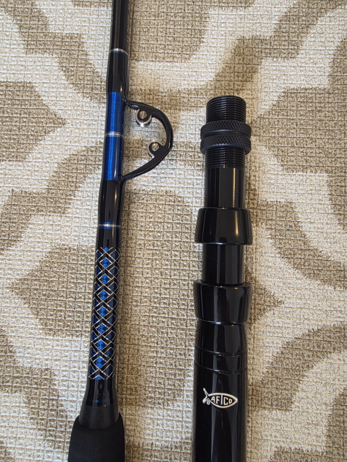 5 Oceans 7 Seas 6006 Trolling/Bottom Fishing Rod Made In Hawaii Brand New