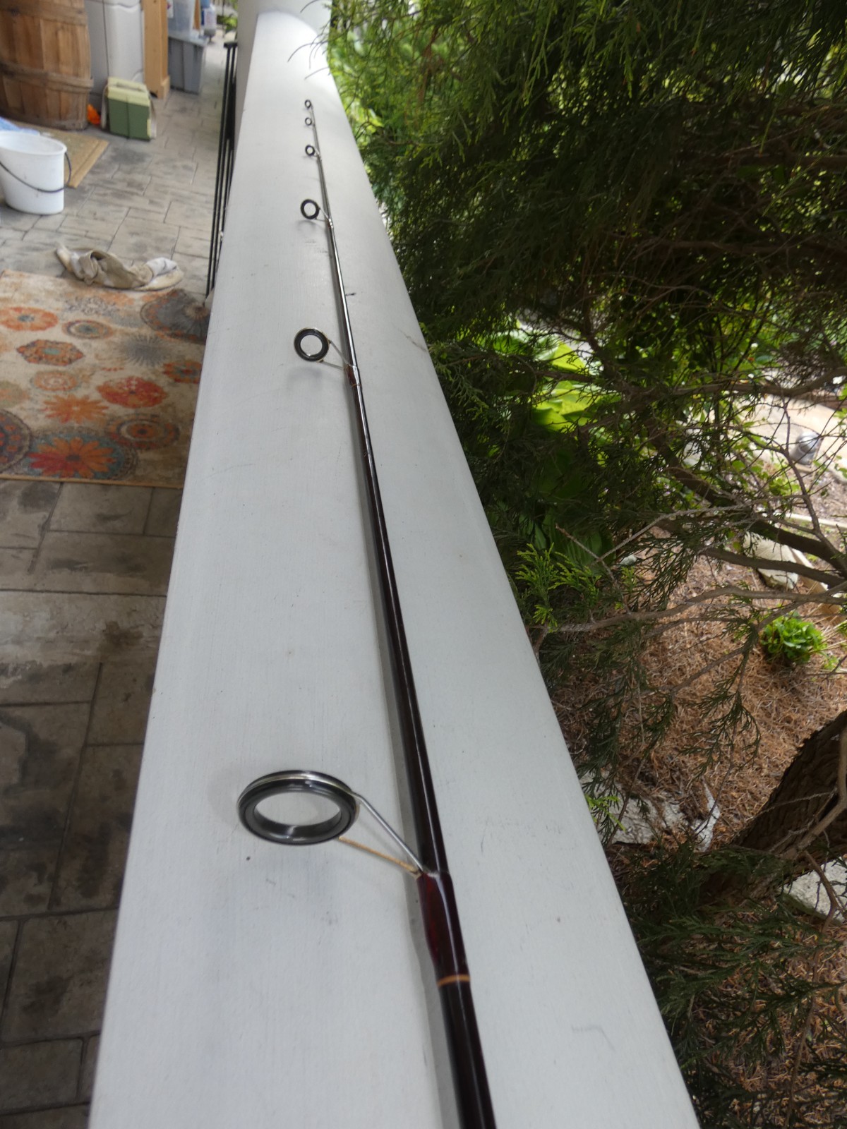 RARE VTG FENWICK HMG IRON HAWK USA MADE H959H 1 PC 5.75′ SPINNING FISHING ROD