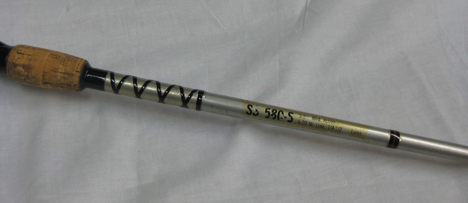 Lot of 2, Ray Scott Silver Series Fishing Rods. 5’8″ medium action, worm rods