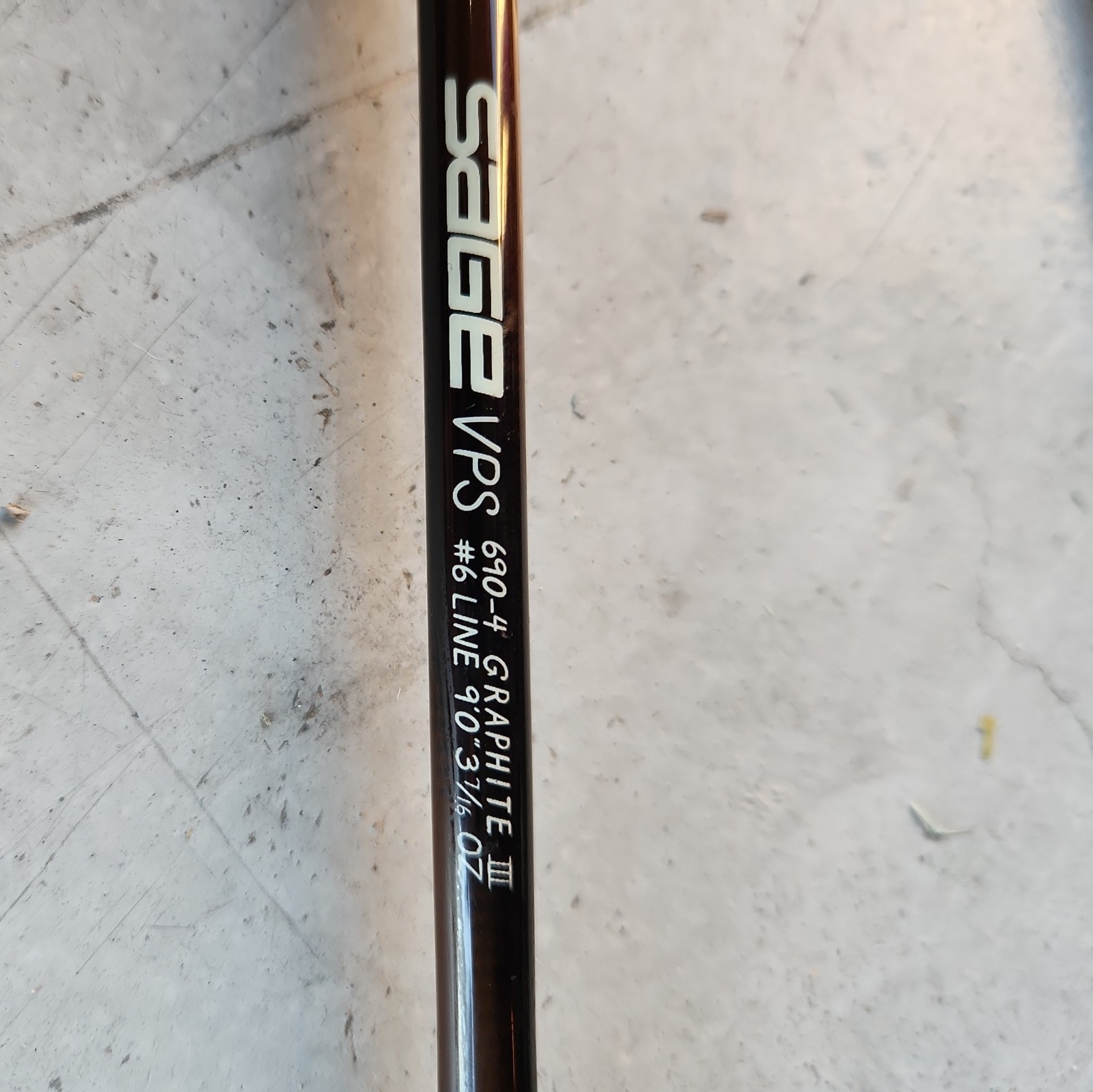 Sage DS2 690-4 Graphite II Fly Rod 9′ 4 Piece #6 Rare Rod with Sage Case