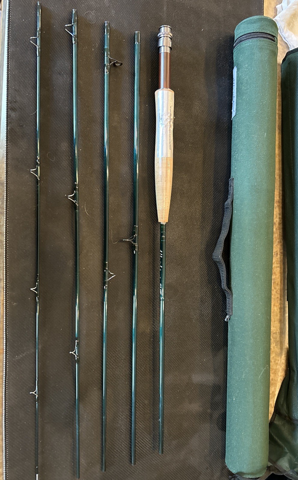 Albright a15 690 fly rod 5 pc 9 Ft 6 weight Travel rod