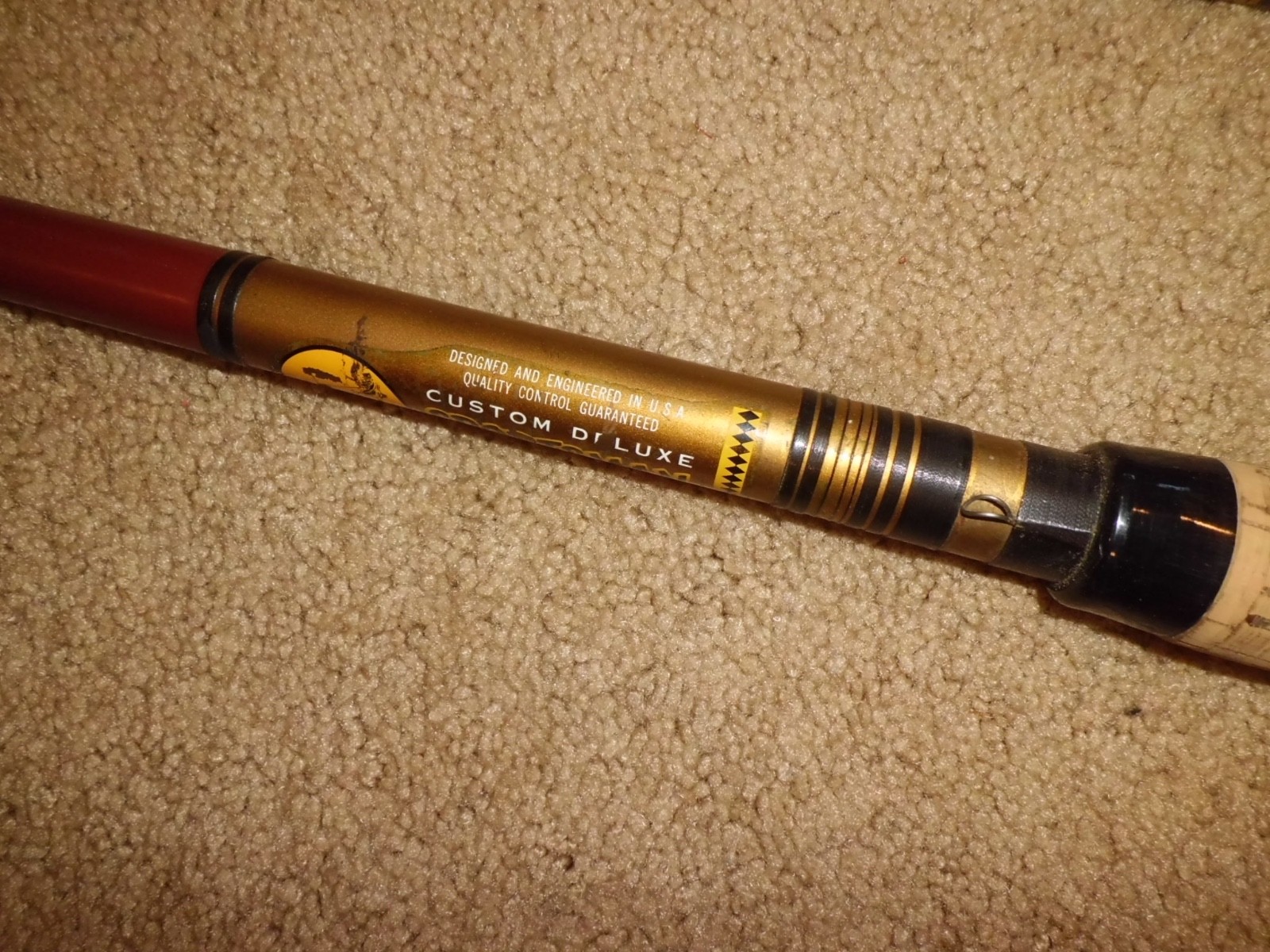Vintage SPORTSMAN Custom Deluxe Spinning Surf 10′ Rod made USA- 15-25 lb