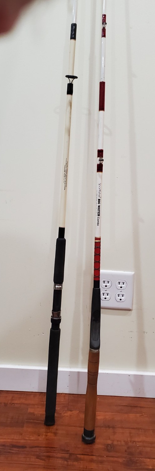 BIGWATER casting rod & 7′ Spinning rod – Big Game – Catfish – Sportfisher 2 pc.