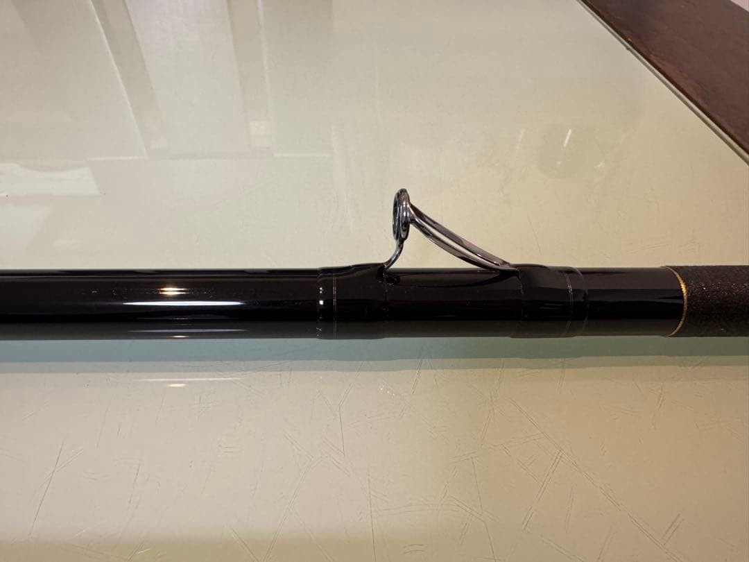 FULL FIELD Carbon Fishing Rod Black Cork Grip Baitcast Ishi Use with Case