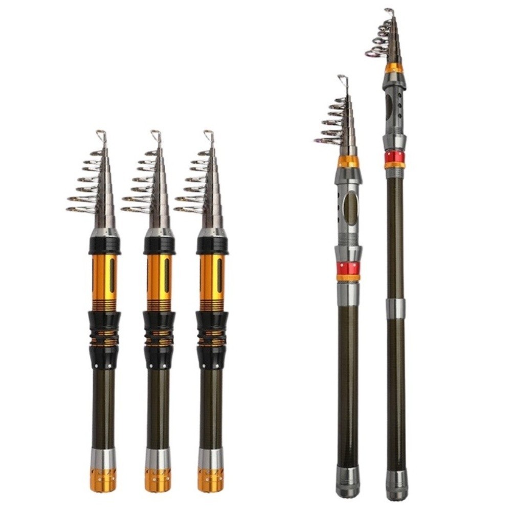 Carbon Fiber Telescopic Fishing Rod 1. 1.5m 1.8m 2.1m 2.4m 2.7m 3.0m 3.6m