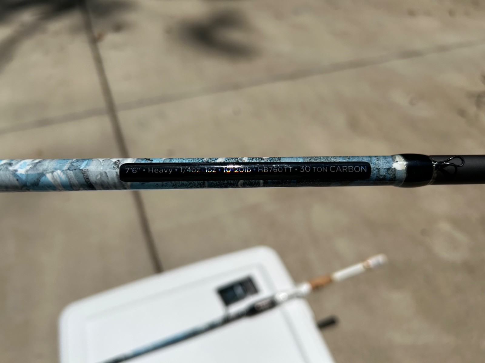 Pair of 7’6″ Profishiency casting rod HB760TT Heavy
