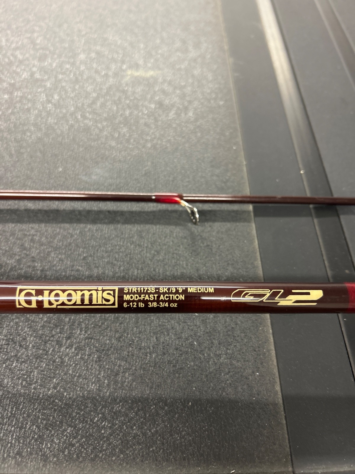 G Loomis str 1173s-sk ” Michigan Handle ” red blank 9’9″ 6-12lb