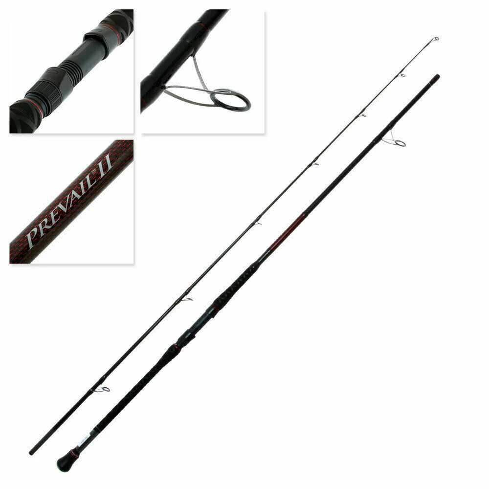NEW 2019 Penn Prevail II 8’4″ 6-10kg 2PC Spin Surf Graphite Rod + Warranty