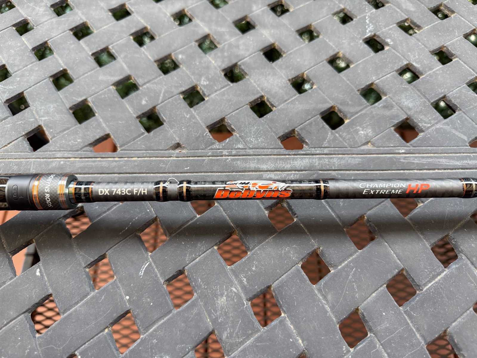 Dobyns Champion Extreme HP DX 743C FH, 7’4″, Med Heavy, Fast, 10-17lb, 1/4-3/4oz