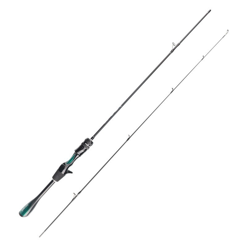 Fishing Rod Casting Spinning Travel Carbon Fiber Rod 2 Sections Ultra-Light Rod