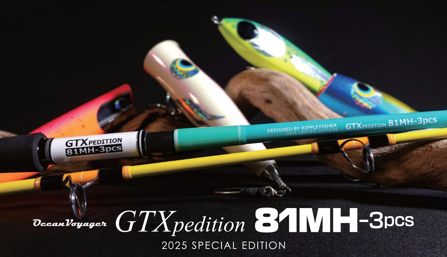 Ripple Fisher Ocean Voyager GTXpedition 81MH LIMITED Special Ed. Offshore 3pcs