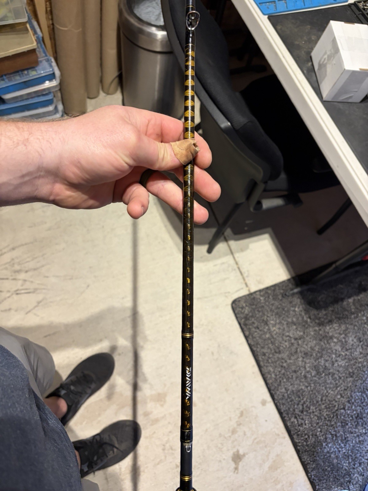 Daiwa AIRD X 701 MHFB Casting Rod. Nice