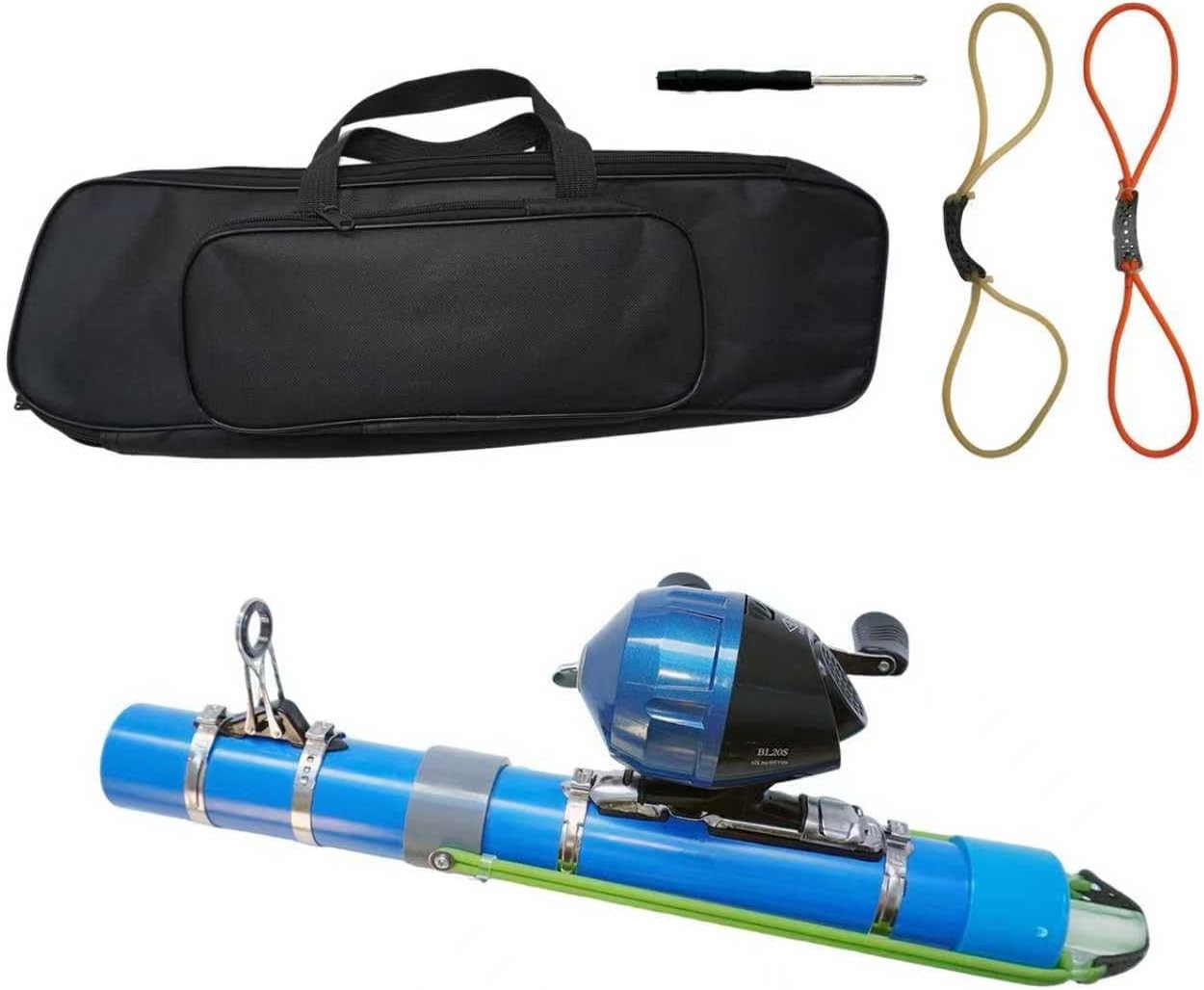 Portable Fishing Catapult Rod Durable & Lightweight Telescopic Lure & Bait