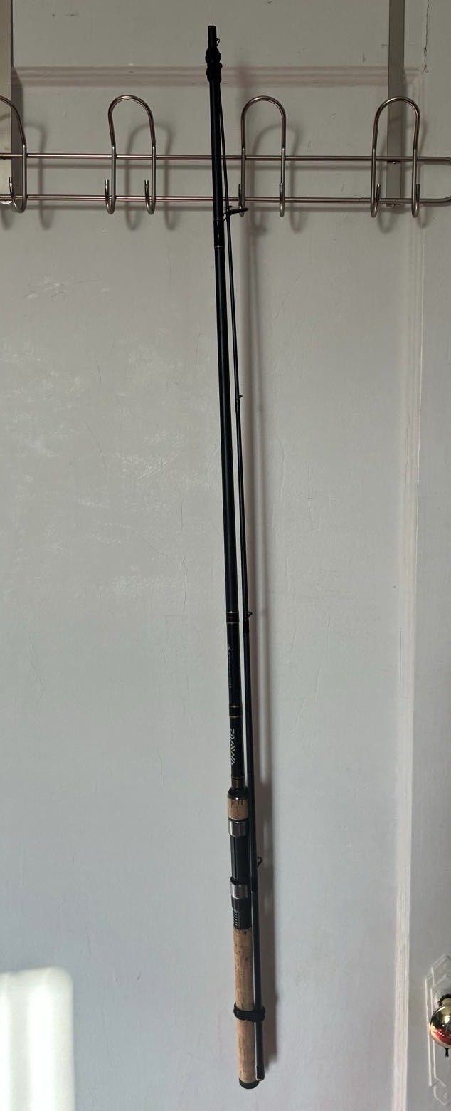 4 Spinning Rods Lot 7ft Ugly Stik GX2 Daiwa w/ Hard Tube Case