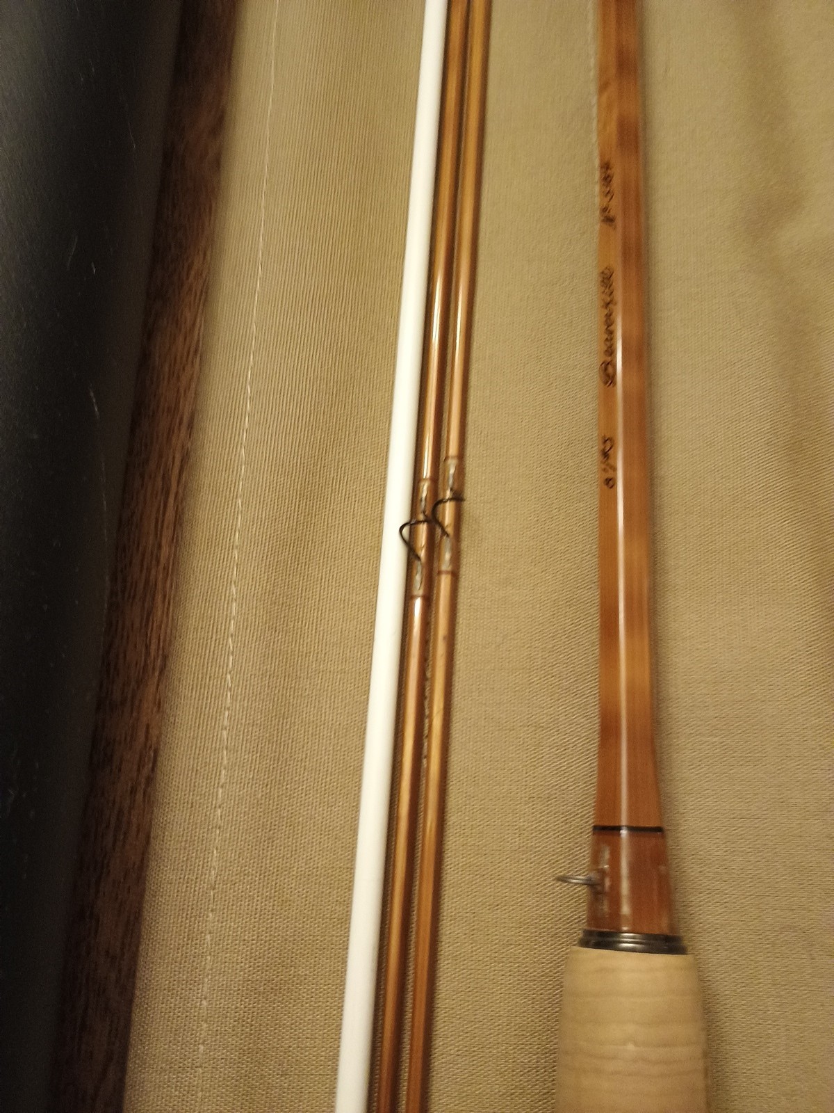 VINTAGE THOMAS & THOMAS BEAVERKILL BAMBOO FLY ROD 8’0” #5 SERIAL #5184 2/2