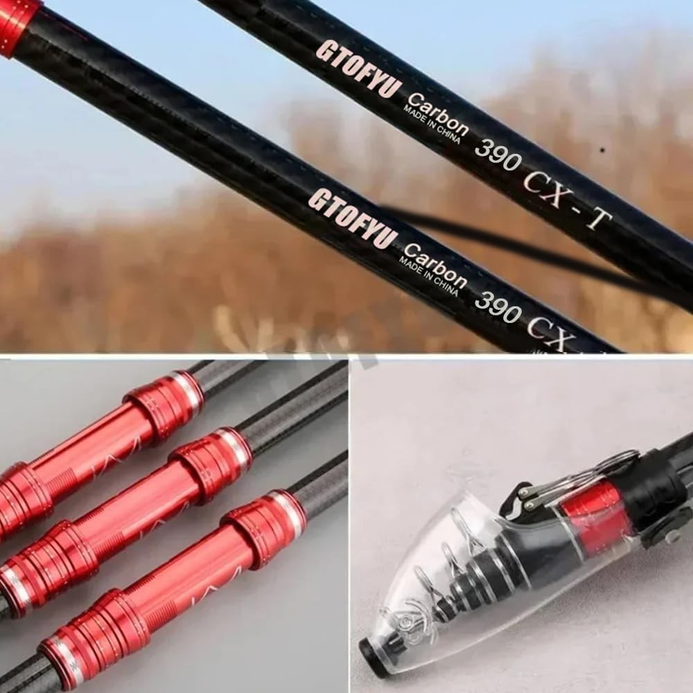 Telescopic Fishing Rod, Carbon Fiber Travel Surf Rod, Spinning Power Lure 2-9…