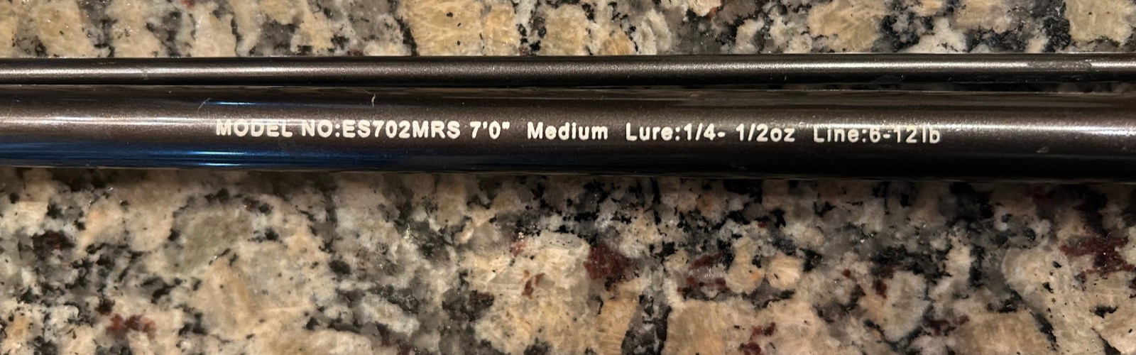 Daiwa 7′ Medium Spinning Rod 2-pc ES702MRS 6-12lb 1/4-1/2oz with Shipping tube